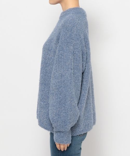 mysty woman（ミスティウーマン）の「ブークレーハイネックプルオーバー 973367（ニット/セーター・レディース・ブルー/オフホワイト/ピンク系その他/モカ・FREE）」の13枚目の写真