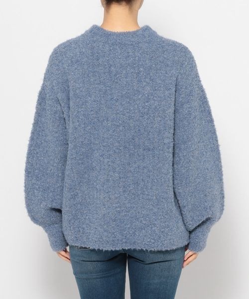 mysty woman（ミスティウーマン）の「ブークレーハイネックプルオーバー 973367（ニット/セーター・レディース・ブルー/オフホワイト/ピンク系その他/モカ・FREE）」の17枚目の写真