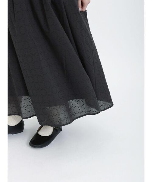 Samansa Mos2（サマンサ モスモス）の「ドビーリングドットスカート（スカート・レディース・オフホワイト/ボルドー/ベージュ/ブラック・F）」の20枚目の写真