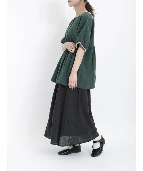 Samansa Mos2（サマンサ モスモス）の「ドビーリングドットスカート（スカート・レディース・オフホワイト/ボルドー/ベージュ/ブラック・F）」の22枚目の写真