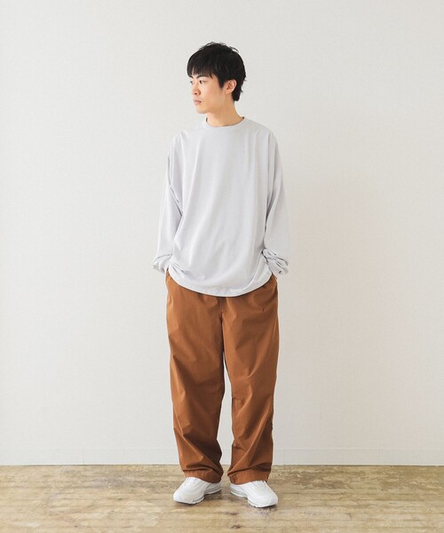 BEAMS(ビームス)の「BEAMS / テック ロングスリーブ Tシャツ(Tシャツ/カットソー・メンズ・グレー/オフホワイト/ホワイト・S/M/L/XL)」の14枚目の写真