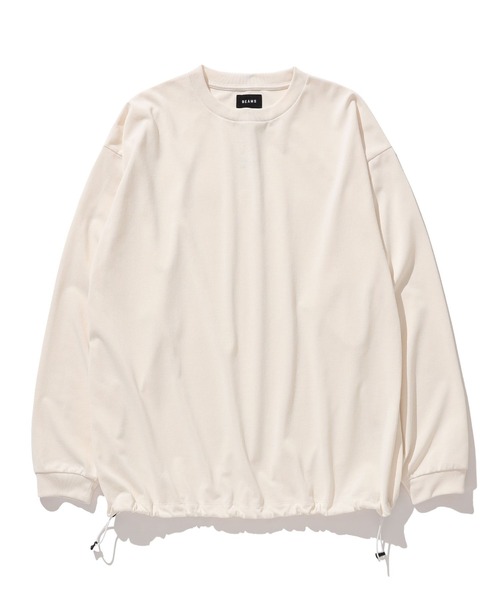 BEAMS(ビームス)の「BEAMS / テック ロングスリーブ Tシャツ(Tシャツ/カットソー・メンズ・グレー/オフホワイト/ホワイト・S/M/L/XL)」の7枚目の写真