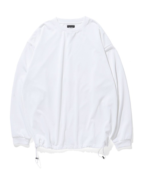 BEAMS(ビームス)の「BEAMS / テック ロングスリーブ Tシャツ(Tシャツ/カットソー・メンズ・グレー/オフホワイト/ホワイト・S/M/L/XL)」の6枚目の写真