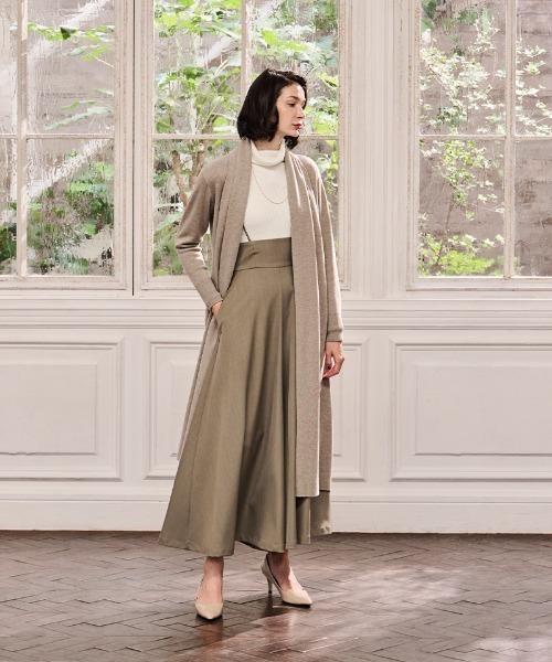 JENNE(ジェンヌ)の「ショールカラーニットコーディガン(カーディガン/ボレロ・レディース・ブラック/ベージュ・SMALL/LARGE/MEDIUM)」の9枚目の写真