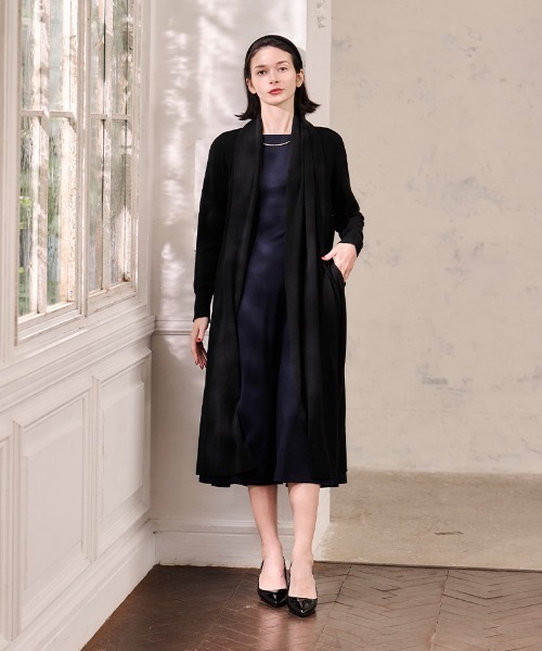 セール】ショールカラーニットコーディガン（カーディガン/ボレロ