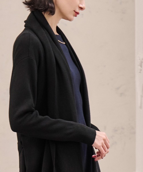 JENNE ☆未使用☆ ジェンヌ JENNE ショール風ニットカーディガン S