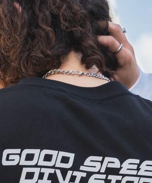 WEGO(ウィゴー)の「WEGO/レイヤードスリーブバックロゴロンT(Tシャツ/カットソー・メンズ・ブラック/ホワイト・LARGE/MEDIUM)」の7枚目の写真