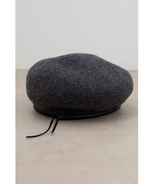 AZUL by moussy（アズールバイマウジー）の「BASQUE BERET/バスクベレー（ハンチング/ベレー帽・レディース・ブラック/グレー・FREE）」の15枚目の写真