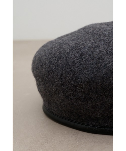 AZUL by moussy（アズールバイマウジー）の「BASQUE BERET/バスクベレー（ハンチング/ベレー帽・レディース・ブラック/グレー・FREE）」の16枚目の写真