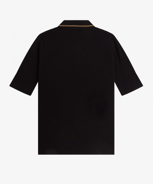 【タグ付き新品】Ribbed Knitted Shirt FRED PERRY FRED PERRY（フレッドペリー）の「Ribbed Knitted Shirt