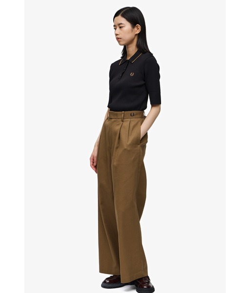 【タグ付き新品】Ribbed Knitted Shirt FRED PERRY FRED PERRY（フレッドペリー）の「Ribbed Knitted Shirt