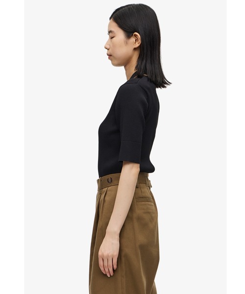 FRED PERRY（フレッドペリー）の「Ribbed Knitted Shirt