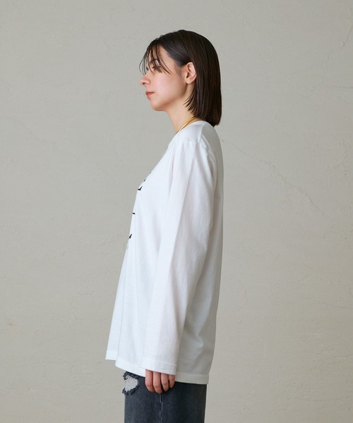 LOUNGEDRESS スクエア ロンT LOUNGEDRESS(ラウンジドレス)の「スクエアロゴロンT(Tシャツ
