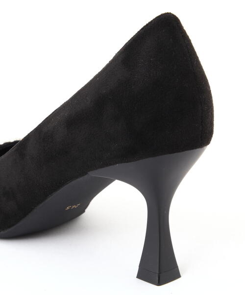 EDIT COLOGNE（エディットコロン）の「ビジューフレアヒールパンプス（パンプス・レディース・ピンク/ブラック/ベージュ・23.0cm/24.0cm/23.5cm）」の8枚目の写真