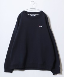 FILA（フィラ）の「FILA（フィラ）ワンポイントロゴ刺繍 無地 裏起毛スウェットトップス メンズ レディース/トレーナープルオーバー（スウェット）」