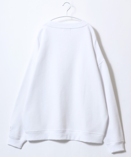FILA(フィラ)の「FILA(フィラ)ワンポイントロゴ刺繍 無地 裏起毛スウェットトップス メンズ レディース/トレーナープルオーバー(スウェット・メンズ・ホワイト/ネイビー系1/アッシュグレー/ブラック系その他/ネイビー/ブラック・M/LL/L)」の7枚目の写真
