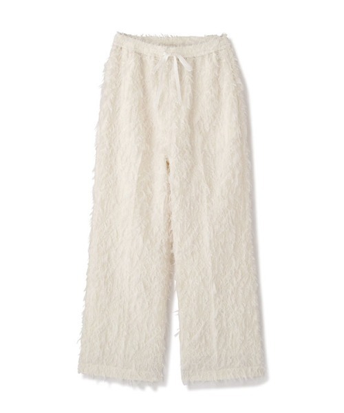 MECRE（メクル）の「ジャガードストレートパンツ（その他パンツ・レディース・ホワイト/ブラック・S/M）」の13枚目の写真