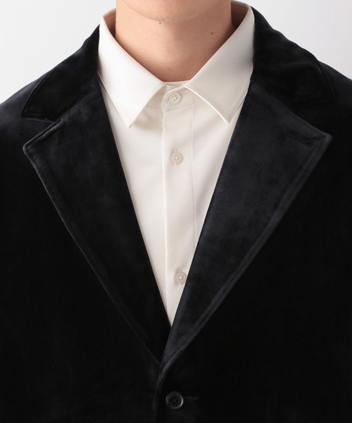 RAGEBLUE（レイジブルー）の「【セットアップ対応】オーバーカットベロアジャケット（テーラードジャケット・メンズ・ブラック/ネイビー・MEDIUM/LARGE）」の17枚目の写真