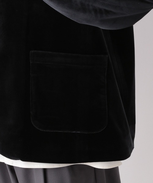 RAGEBLUE（レイジブルー）の「【セットアップ対応】オーバーカットベロアジャケット（テーラードジャケット・メンズ・ブラック/ネイビー・MEDIUM/LARGE）」の20枚目の写真