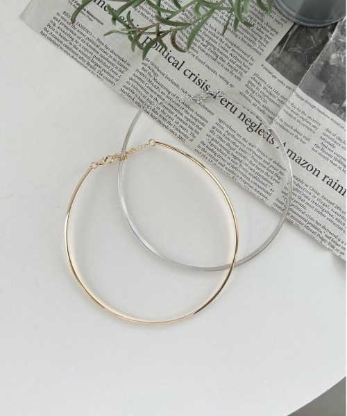 thank U more（サンキューモア）の「メタルチョーカーネックレス（ネックレス・レディース・シルバー/ゴールド・FREE）」の12枚目の写真