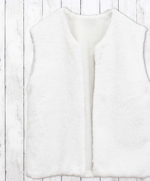 セール】フェイクファーベスト（ベスト）｜ZI-ON（ジーオン）の