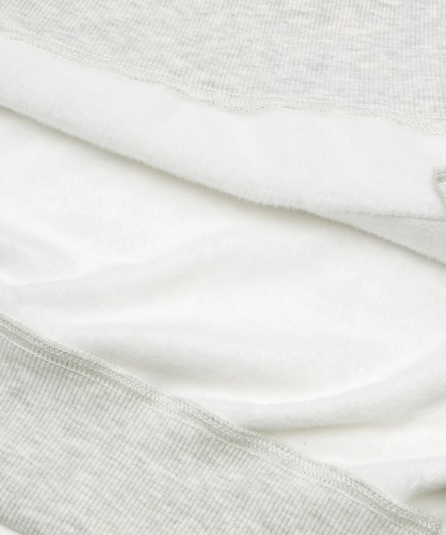 チチカカ（チチカカ）の「シャギーボアポカフーディーパッチプルオーバー（パーカー・レディース・チャコールグレー/オレンジ/ライトグレー・FREE）」の20枚目の写真