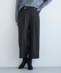 le.coeur blanc | ウールライクワイドクロップドパンツ(その他パンツ)