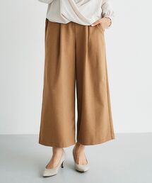 le.coeur blanc | ウールライクワイドクロップドパンツ(その他パンツ)