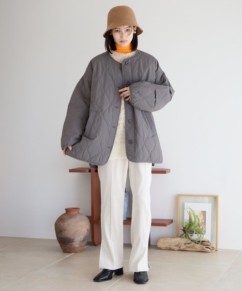 LOWRYS FARM(ローリーズファーム)の「ストレッチベロアライクパンツ 971225(その他パンツ・レディース・アイボリー/チャコールグレー/ブルー/ブラック・MEDIUM/LARGE)」の5枚目の写真