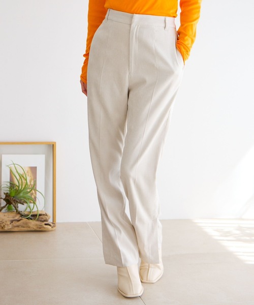 LOWRYS FARM(ローリーズファーム)の「ストレッチベロアライクパンツ 971225(その他パンツ・レディース・アイボリー/チャコールグレー/ブルー/ブラック・MEDIUM/LARGE)」の14枚目の写真