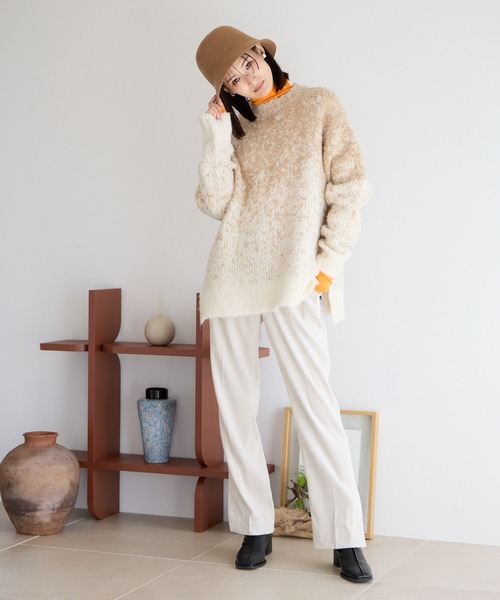 LOWRYS FARM(ローリーズファーム)の「ストレッチベロアライクパンツ 971225(その他パンツ・レディース・アイボリー/チャコールグレー/ブルー/ブラック・MEDIUM/LARGE)」の19枚目の写真