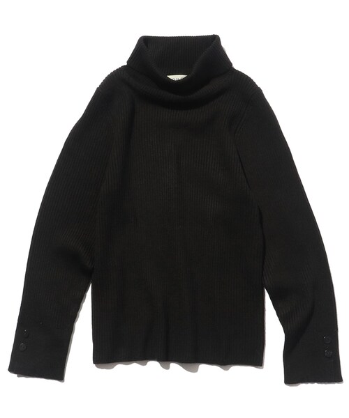 SHOO・LA・RUE（シューラルー）の「◆【110-140cm/親子リンク】リブタートル（ニット/セーター・キッズ・ブラック/オフホワイト/ホワイト系5・14/11/12/13）」の3枚目の写真