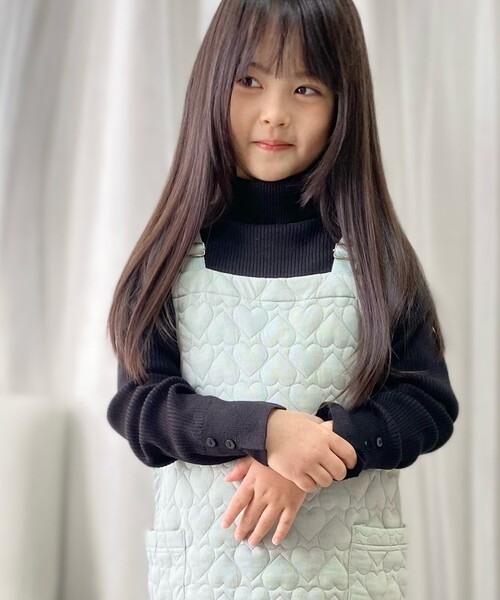 SHOO・LA・RUE（シューラルー）の「◆【110-140cm/親子リンク】リブタートル（ニット/セーター・キッズ・ブラック/オフホワイト/ホワイト系5・14/11/12/13）」の11枚目の写真