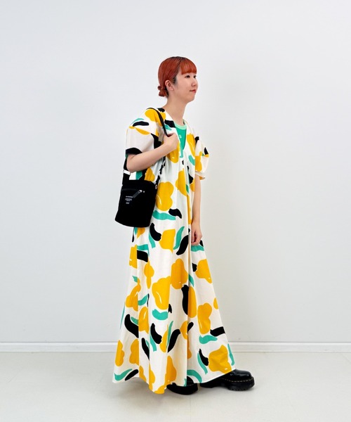 marimekko（マリメッコ）の「Roadie / CASH&CARRY　shoulder bag（ショルダーバッグ・レディース・ブラック・FREE）」の8枚目の写真