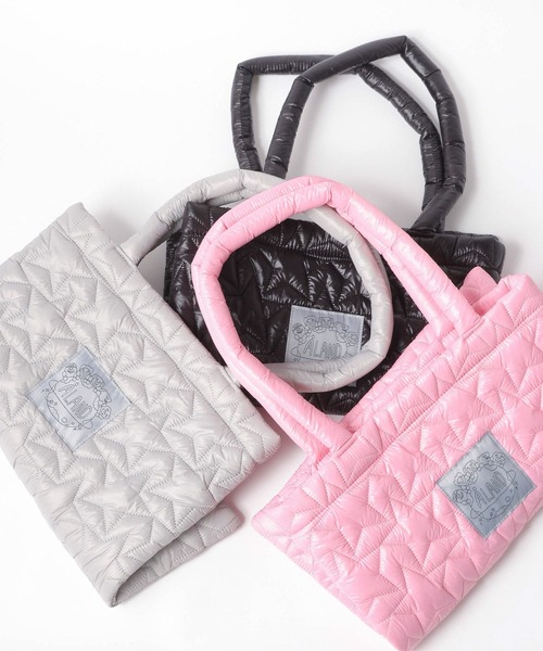 ALAND（エーランド）の「REDFISH（レッドフィッシュ）×ALAND／キルティングトート 2977069（トートバッグ・レディース・ピンク/ブラック/グレー・FREE）」の6枚目の写真