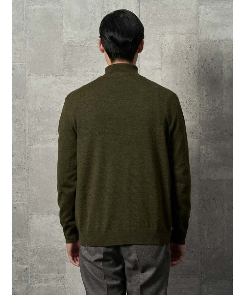 TRANS CONTINENTS(トランスコンチネンツ)の「TRANS CONTINENTS ファインゲージBIZニット カーディガン カーキ/ブラック/グレー/オレンジ/ネイビー(カーディガン/ボレロ・メンズ・ネイビー/ブラック/チャコールグレー/カーキ/オレンジ・M/L/LL)」の21枚目の写真