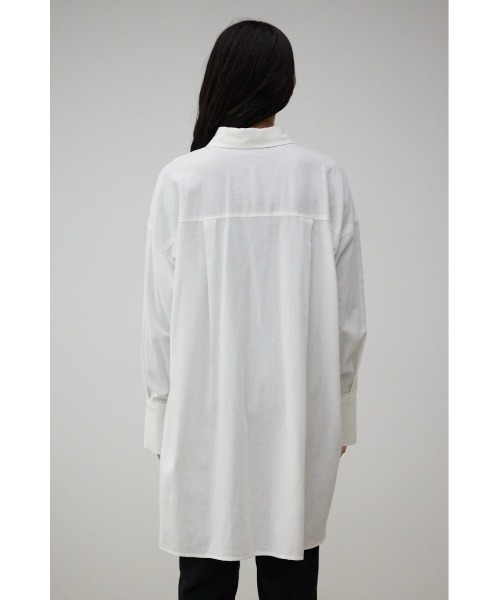 【美品】アトリエダンタン ホワイト 長袖シャツ チュニック Atelier d'antan アトリエダンタン コットン ヘンリーネックプル