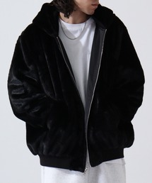 リバーシブルBIGシルエットファーブルゾン