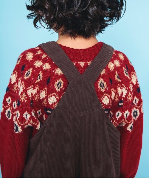 BREEZE（ブリーズ）の「【ユニセックス】あったかコーデュロイサロペット_裏起毛（サロペット/オーバーオール・キッズ・ベージュ/ブラウン・100/120/130/110/90）」の16枚目の写真