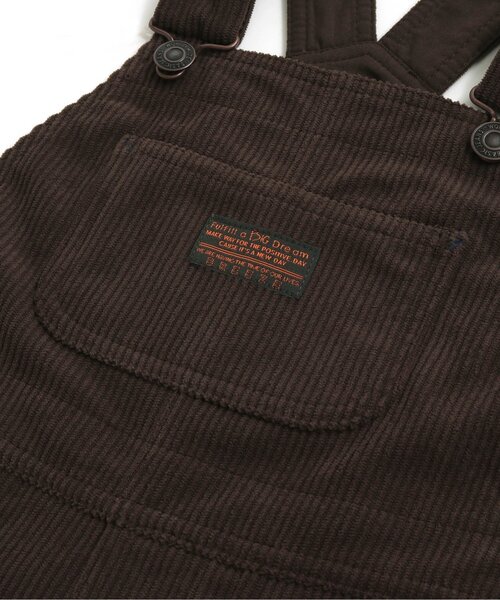 BREEZE（ブリーズ）の「【ユニセックス】あったかコーデュロイサロペット_裏起毛（サロペット/オーバーオール・キッズ・ベージュ/ブラウン・100/120/130/110/90）」の7枚目の写真