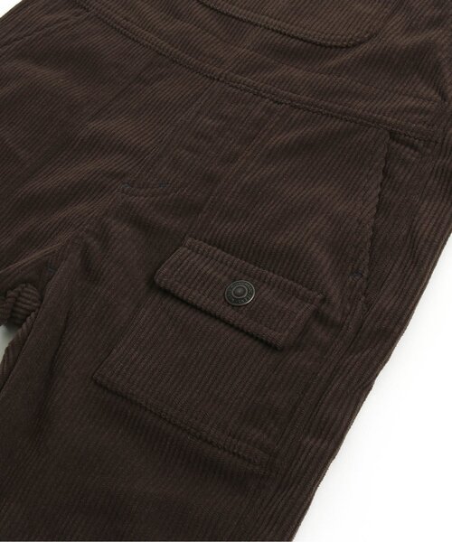BREEZE（ブリーズ）の「【ユニセックス】あったかコーデュロイサロペット_裏起毛（サロペット/オーバーオール・キッズ・ベージュ/ブラウン・100/120/130/110/90）」の4枚目の写真