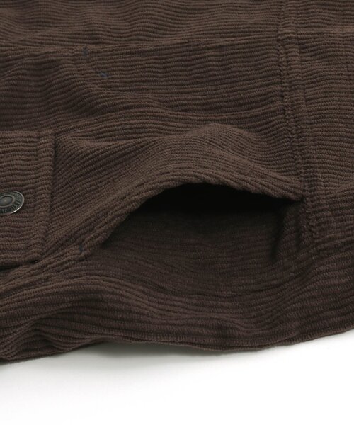 BREEZE（ブリーズ）の「【ユニセックス】あったかコーデュロイサロペット_裏起毛（サロペット/オーバーオール・キッズ・ベージュ/ブラウン・100/120/130/110/90）」の3枚目の写真