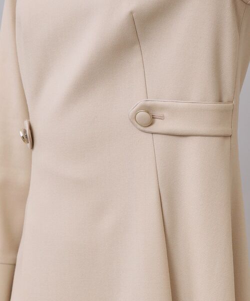 UNTITLED（アンタイトル）の「◆【日本製／通勤からオケージョンまで】ラメ混サキソニーワンピース（ワンピース・レディース・ライトベージュ/ダークグレー/ネイビー・50/00/01/03/44/02/48/46/04/42）」の12枚目の写真