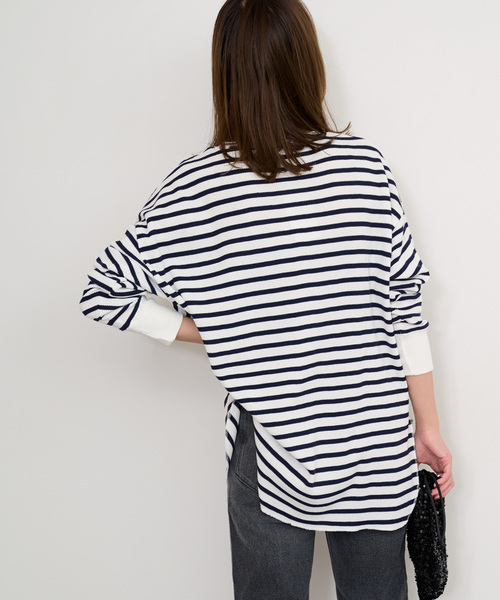 JOURNAL STANDARD relume(ジャーナルスタンダード レリューム)の「《追加7》TCワッフルオーバーサイズロングスリーブTシャツ(Tシャツ/カットソー・レディース・ホワイト系その他/ブラウン/モスグリーン/チャコールグレー/オートミール/ダークブルー・FREE)」の19枚目の写真