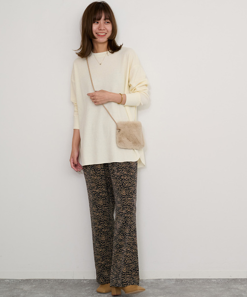 JOURNAL STANDARD relume(ジャーナルスタンダード レリューム)の「《追加7》TCワッフルオーバーサイズロングスリーブTシャツ(Tシャツ/カットソー・レディース・ホワイト系その他/ブラウン/モスグリーン/チャコールグレー/オートミール/ダークブルー・FREE)」の20枚目の写真