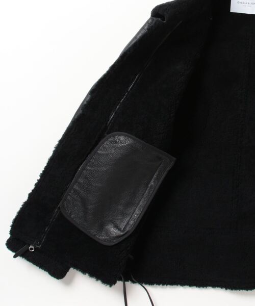 TRANS CONTINENTS（トランスコンチネンツ）の「（OVADIA－SONS）71O74451 Drakon Shearling（ブルゾン・メンズ・ブラック・L/M）」の3枚目の写真