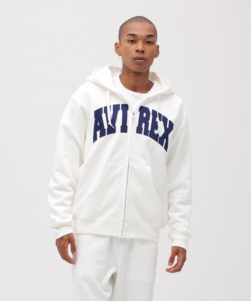 AVIREX(アヴィレックス)の「《DAILY/デイリー》ZIP UP SWEAT PARKA LOGO / ジップアップ スウェット パーカー ロゴ / AVIREX / アヴィレックス(パーカー・メンズ・ブラック/ホワイト系2/その他17/ネイビー・XL/M/2XL/L)」の22枚目の写真
