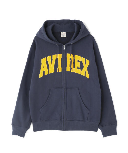 DAILY/デイリー》ZIP UP SWEAT PARKA LOGO / ジップアップ スウェット