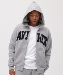AVIREX（アヴィレックス）の「《DAILY/デイリー》ZIP UP SWEAT PARKA LOGO / ジップアップ スウェット パーカー ロゴ / AVIREX / アヴィレックス（パーカー）」