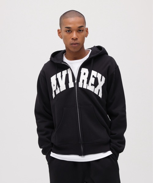 DAILY/デイリー》ZIP UP SWEAT PARKA LOGO / ジップアップ スウェット